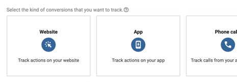 Set up a conversion action to track actions on your website