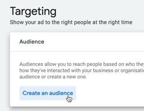 Create an audience to target in Google Ads