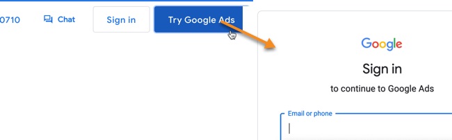 Create a Google Ads account for your business