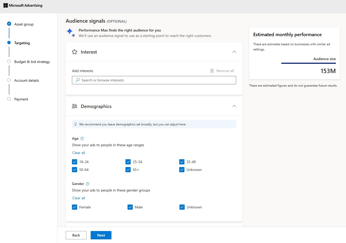 Audience targeting for PPC ads campaign