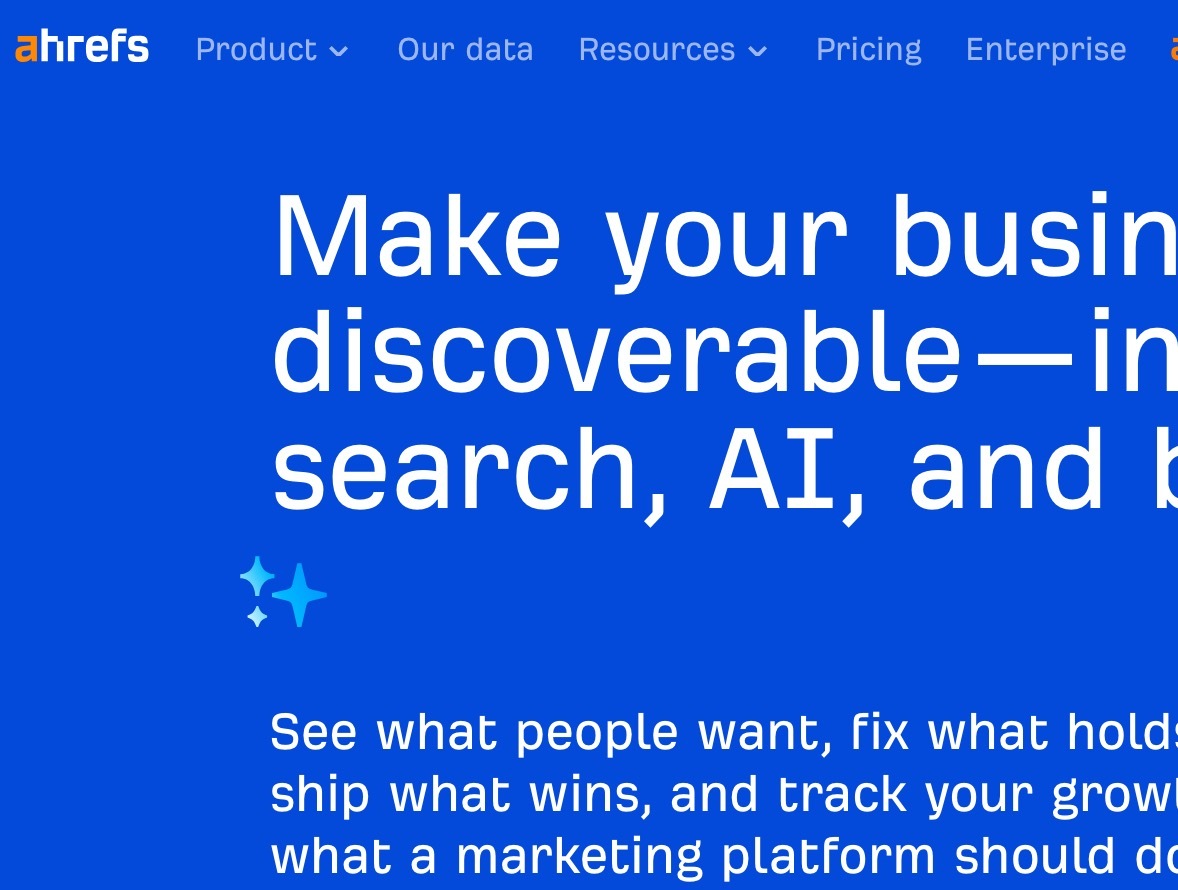 Ahrefs help grow your online visibility