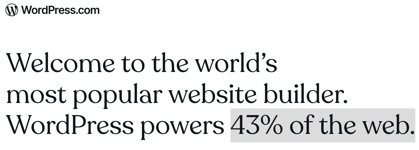 WordPress's popular CMS
