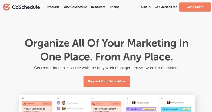 CoSchedule is widely recognized as one of the top content planner software tools available