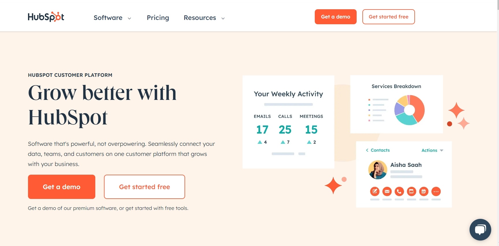 HubSpot’s CRM that includes email automation features