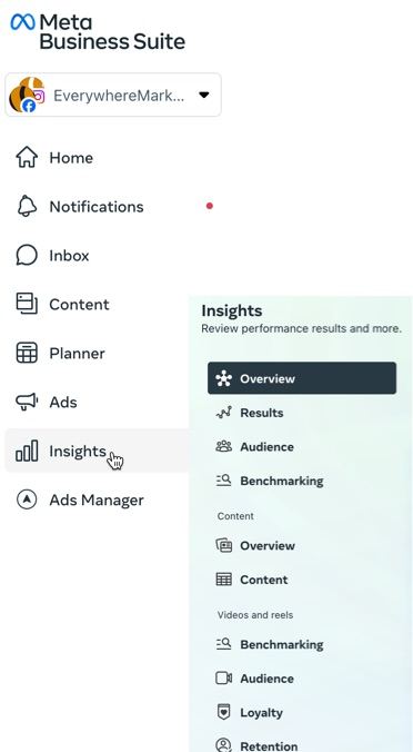 Access Facebook’s Insights tool to understand more about your audience