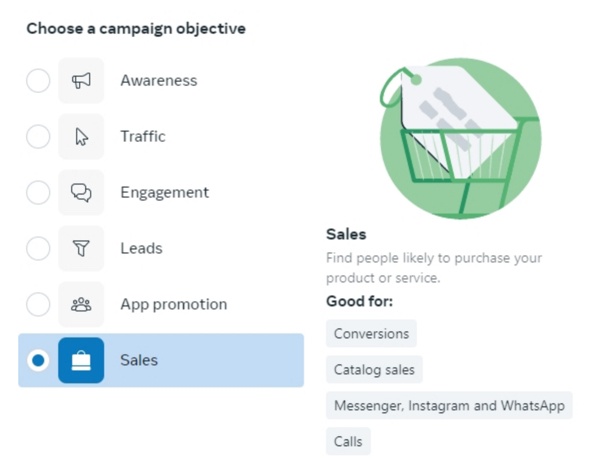 Campaign objectives for meta ads