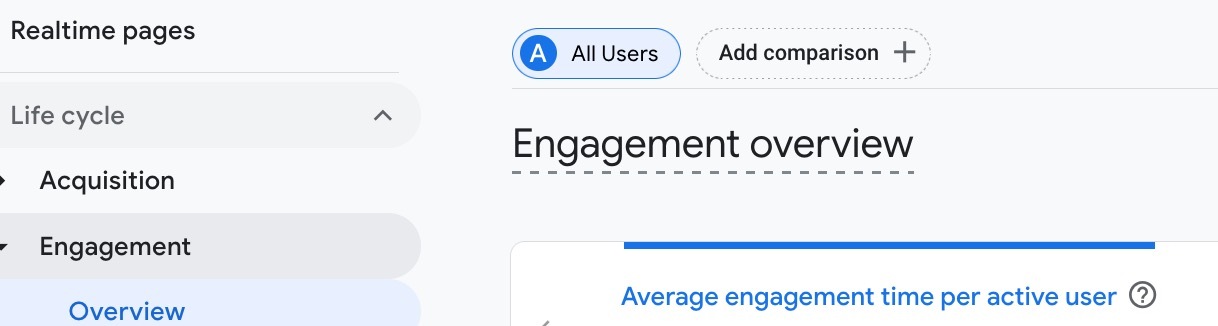 Engagement overview report
