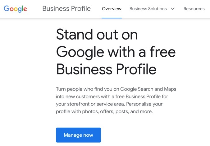 Set up your business profile on Google to help grow your local ranking