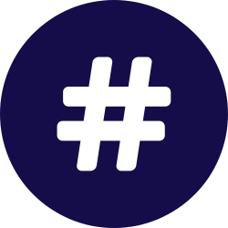 How do hashtags work on LinkedIn?