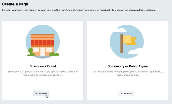Create a page on Facebook to promote your business
