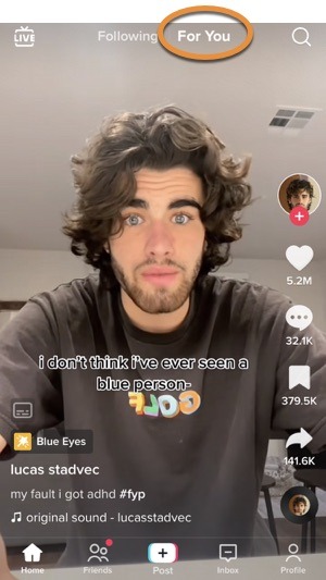 TikTok's For You feed