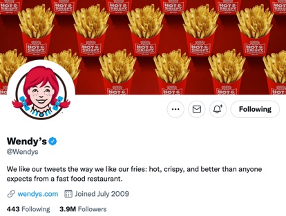 Check out Wendy’s Twitter profile to see how often you should post