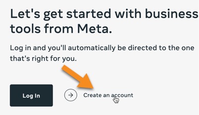 Create a Meta Business Manager account