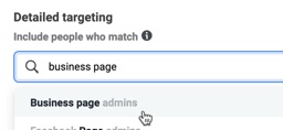 Setting detailed targeting options for your Facebook ads
