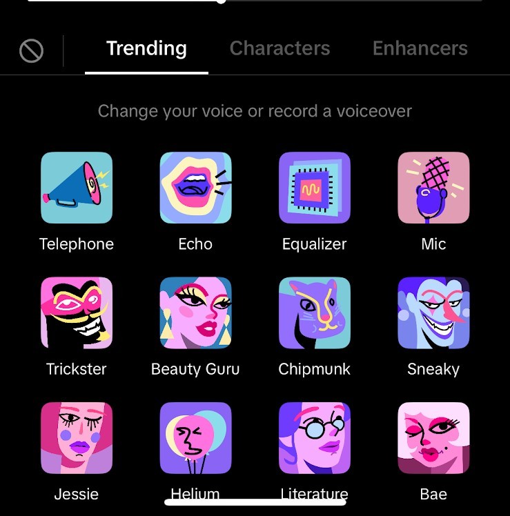 TikTok voice changer for recording