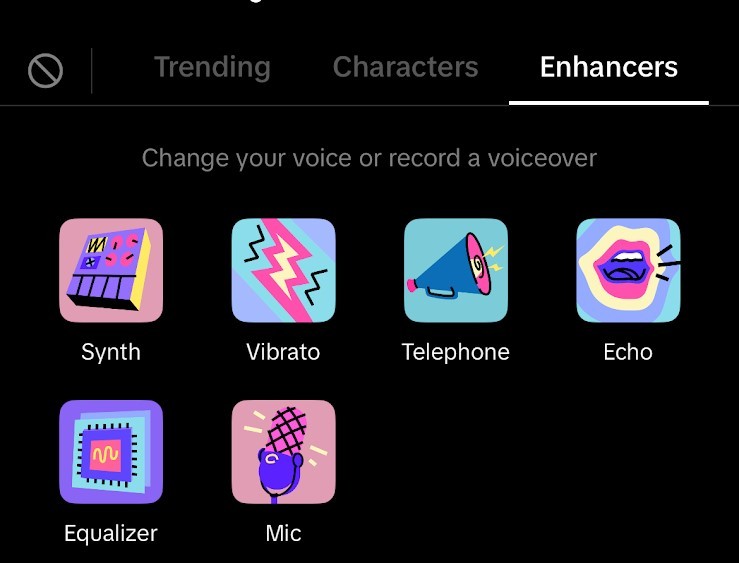 TiKTok voice enhancers options