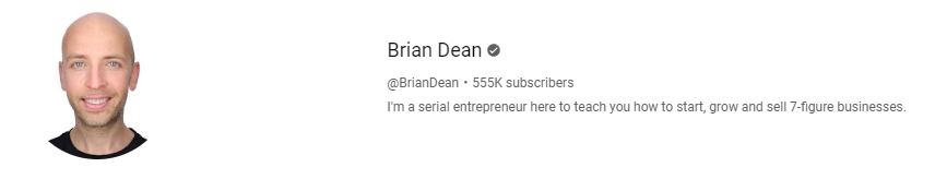 Brian Dean Youtube’s Channel