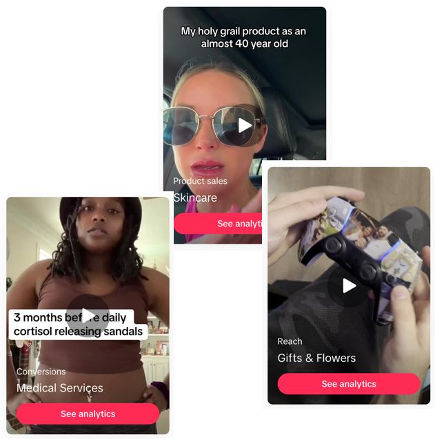 Examples of successful ads on TikTok