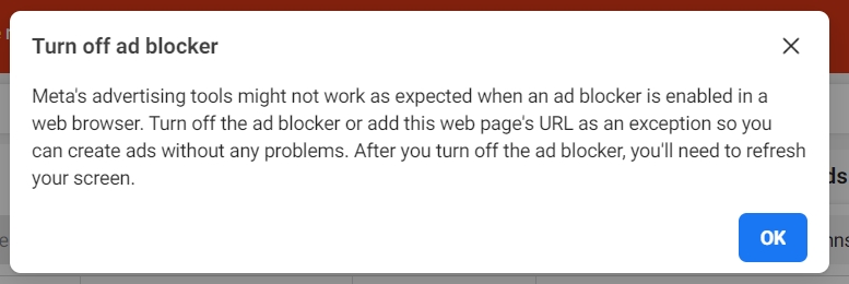 Ad Blocker for Meta Advertising