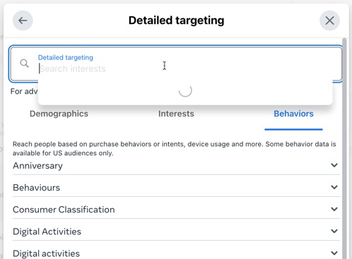 Invest some time examining the different detailed targeting options available