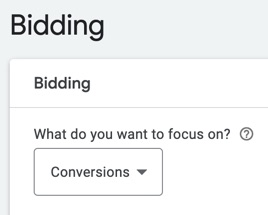 Focus on Conversions under Bidding