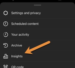 View Insights via Instagram’s mobile app to track and analyze your performance