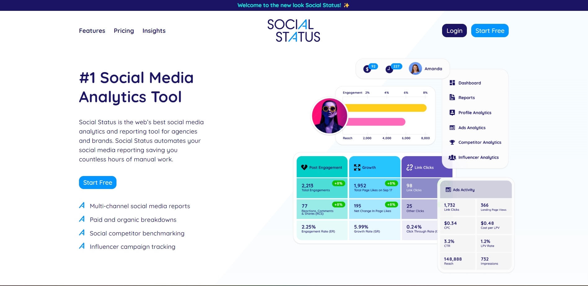 Social Status is a comprehensive LinkedIn analytics tool