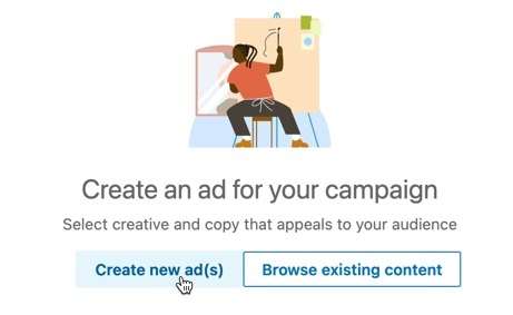 Create an ad for the Sponsored Content campaign