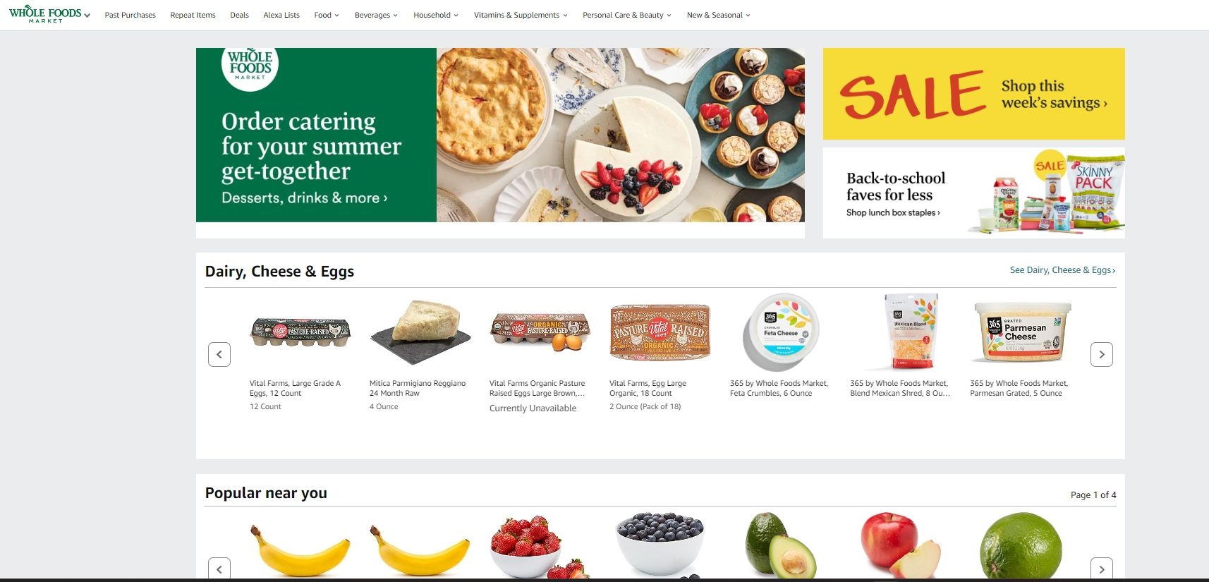 Whole foods market physical store for omnichannel strategy