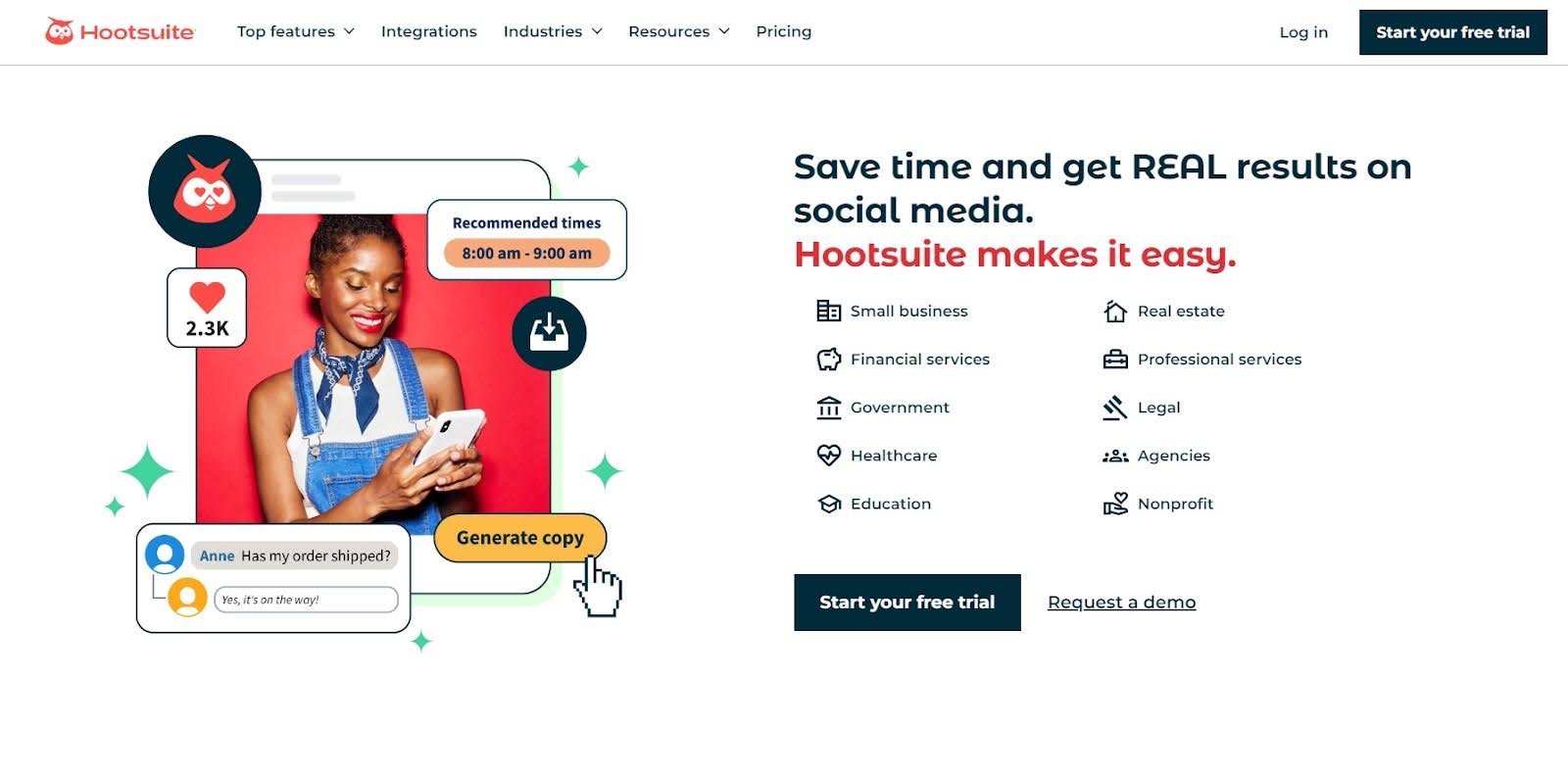 Hootsuite pinterest analytical tool