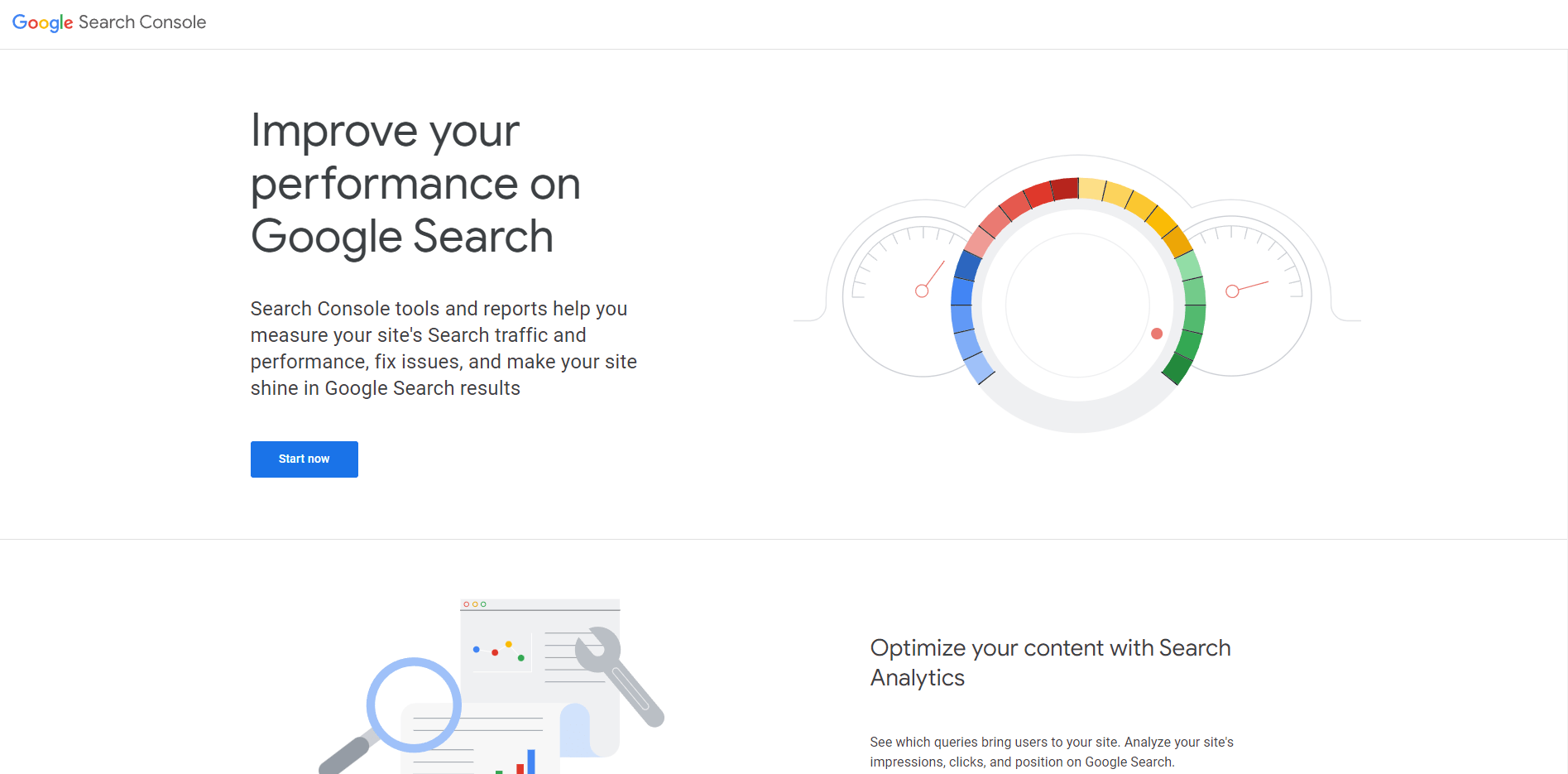 Using Google Console for validating the data and information needed