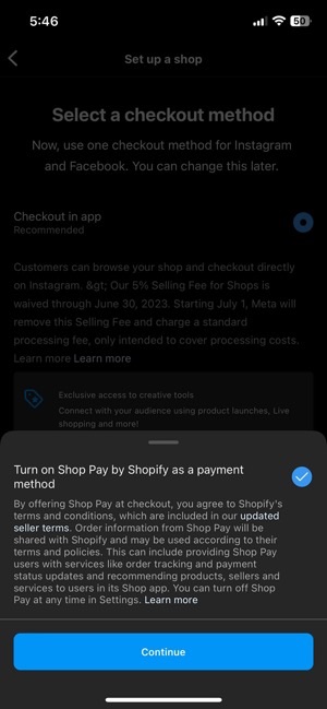 Shop pay by Shopify payment