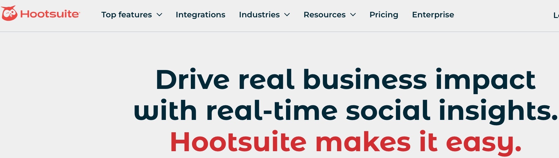 Try Hootsuite to track your social media metrics