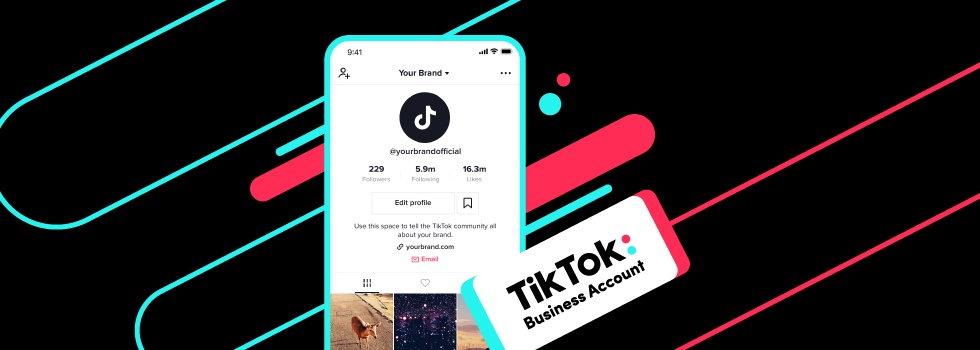 TikTok business account set up to start your business marketing