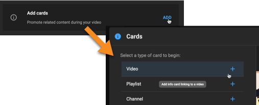 Cards are an essential part of YouTube channel optimization