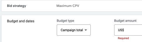 Maximum CPV bid strategy