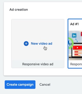 Add another video ad to test against